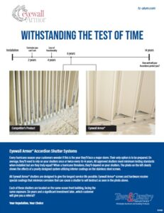 Eyewall Armor Accordion Shutter Systems Flyer